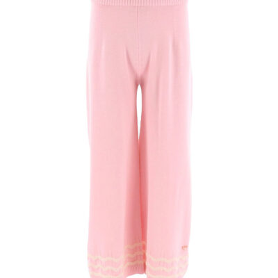 Emporio Armani Bukser - Strik - Pink/Off White