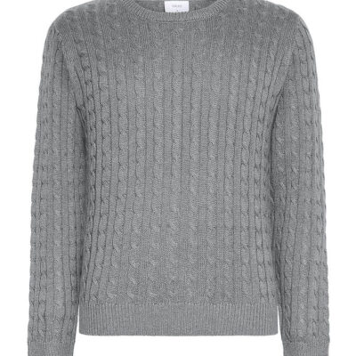 Grunt Bluse - Strik - GrTue - Gråmeleret