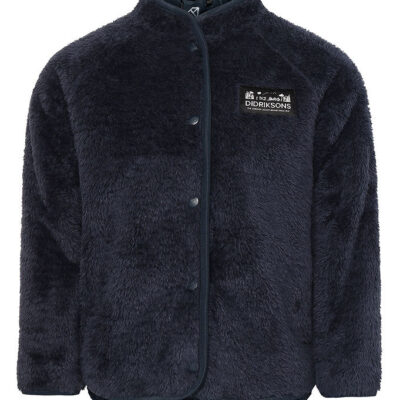 Didriksons Jakke - Imiteret Pels - Mylla - Navy