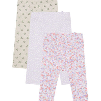 Hust and Claire Leggings - Liva - 3-pak - Wheat Melange