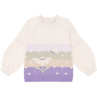 Hust and Claire Bluse - Strik - Pippa - Whisper Melange