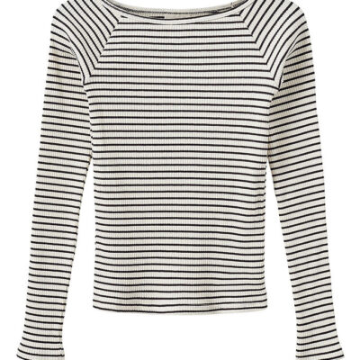 Sofie Schnoor Bluse - Rib - Somasy - Black Striped