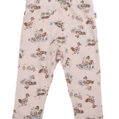 Joha Leggings - Bambus - Lyserød m. Ænder
