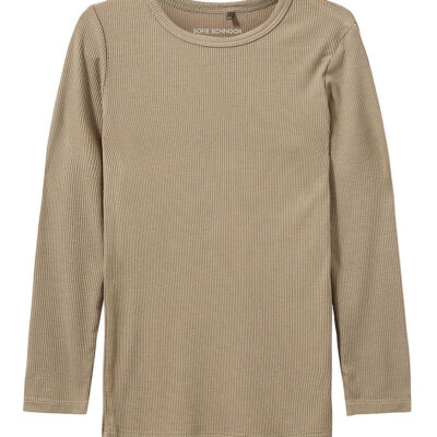 Sofie Schnoor Bluse - Rib - Petriciask - Dark Sand