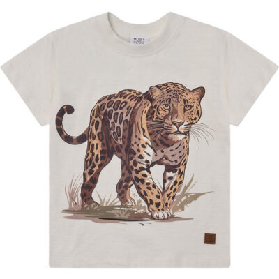 Hust and Claire T-shirt - Anton - Ivory m. Leopard