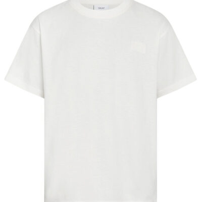 Grunt T-shirt - GrLyish - Hvid/Brun m. Print