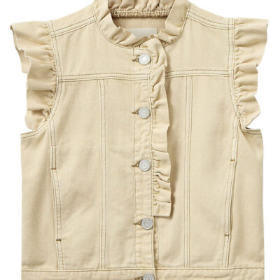 Sofie Schnoor Vest - Denim - Arahsy - Off White Sand