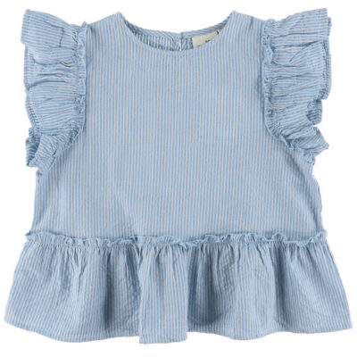 Sofie Schnoor Top - Sallysy - Light Blue Stripe