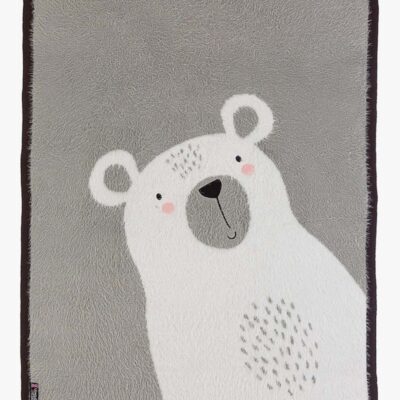 Bizzi Growin Strikket Tæppe Aio Baby, Polar Bear