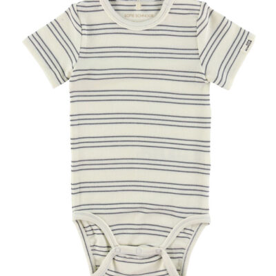 Sofie Schnoor Body k/æ - Modal - Antique White W. Blue