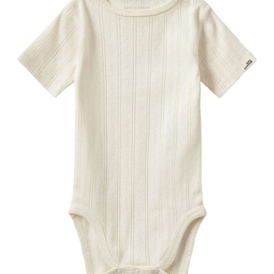Dicte Kortærmet Body - Off White - 92