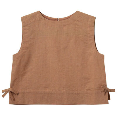 Sofie Schnoor Top - Bomuld/Hør - Ezmask - Rose Brown