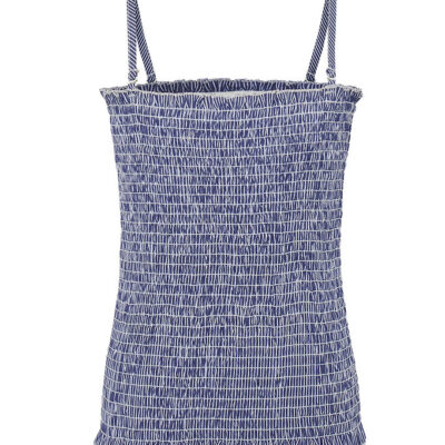 Grunt Top - GrBibi Pin - Navy/Hvid