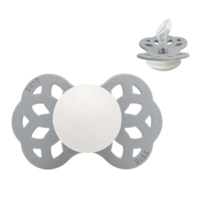 BIBS Anatomisk Infinity Sut - Str. 1 - Silikone - GLOW - Cloud