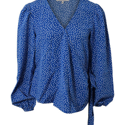 Hound Bluse - Wrap Top - Marine