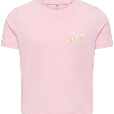 Kids Only T-shirt - KogAnnbell Sun Life - Roseate Spoonbi/Orange