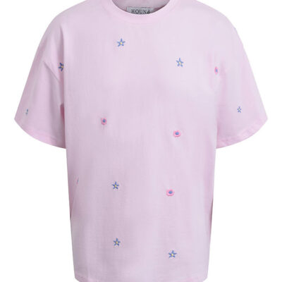Hound T-shirt - Light pink m. Blomster