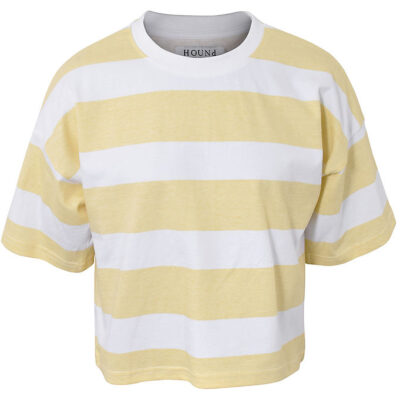 Hound T-shirt - Crop - Dusty Yellow