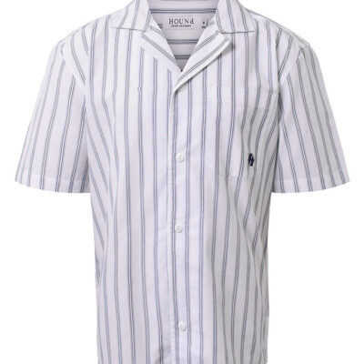 Hound Skjorte - Striped - Hvid/Navy