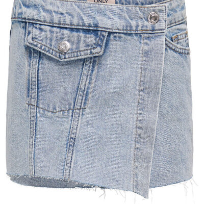 Kids Only Shorts - KogElla - Light Blue Denim