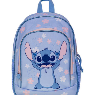 Disney Stitch Rygsæk - Medium - 35x26 cm - Lyseblå