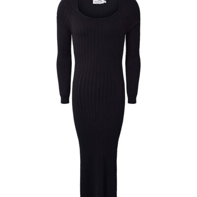Hound Kjole - Rib - Viskose/Nylon - Sort
