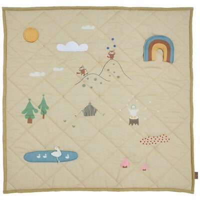 OYOY Aktivitetstæppe - Quiltet - Forest Activity Blanket
