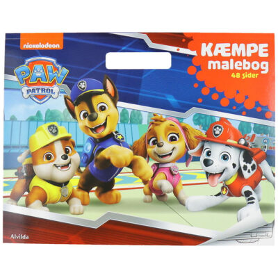 Alvilda Malebog - 48 Sider - Paw Patrol