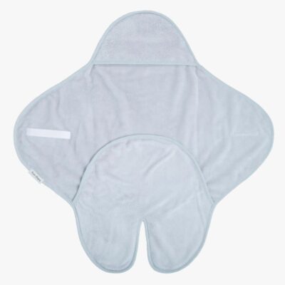 Baby's Only Hooded Baby Tæppe med Fødder Cozy, Misty Blue