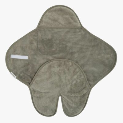 Baby's Only Hooded Baby Tæppe med Fødder Cozy, Urban Green