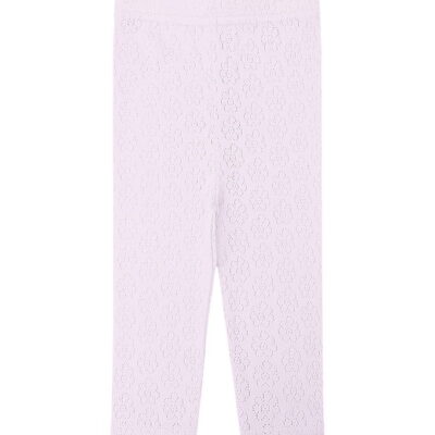 Hust and Claire Leggings - Lisa Pointelle Flower - Lavender
