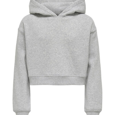 Kids Only Hættetrøje - KogSweat - Light Grey Melange