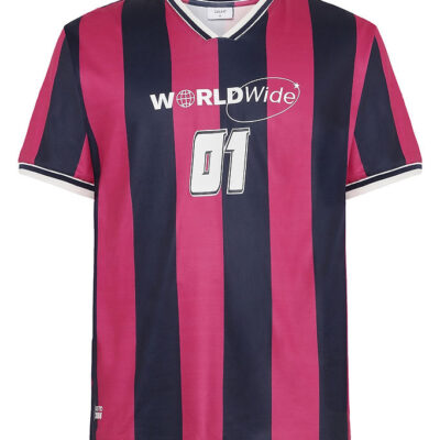 Grunt T-shirt - GrPilo - Navy/Pinkstribet