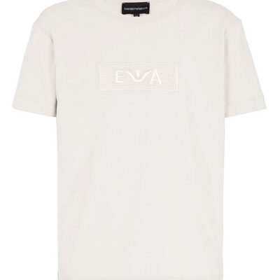 Emporio Armani T-shirt - Off White m. Broderi
