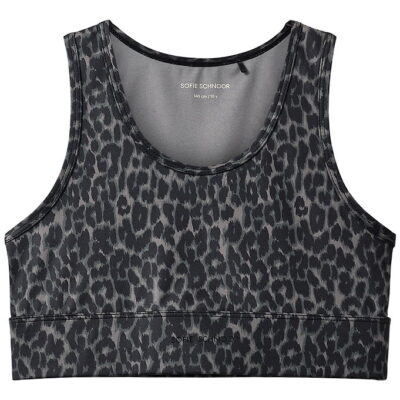 Sofie Schnoor Træningstop - Karasy - Grey Leopard