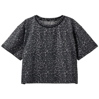 Sofie Schnoor T-shirt - Maisk - Grey leopard