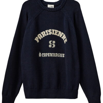 Sofie Schnoor Bluse - Strik - ParisienneSY - Navy Blue