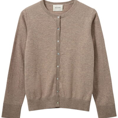 Sofie Schnoor Cardigan - Strik - Uld - Cissesy - Brown Melange