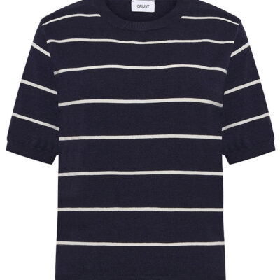 Grunt T-shirt - Strik - GrFerro - Navy Stripe