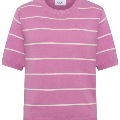 Grunt T-shirt - Strik - GrFerro - Rose Stripe