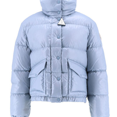 Moncler Dunjakke - Puivert - Medium Blue