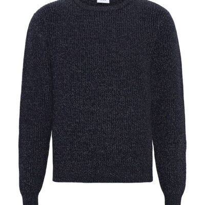 Grunt Bluse - Strik - GrTone - Navy Melange