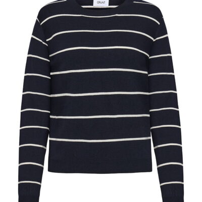 Grunt Bluse - Strik - GrFerro - Navy Stripe