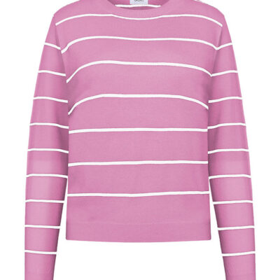 Grunt Bluse - Strik - GrFerro - Rose Stripe