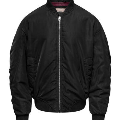 Kids Only Bomberjakke - KogMinna - Black/Mauve Wine