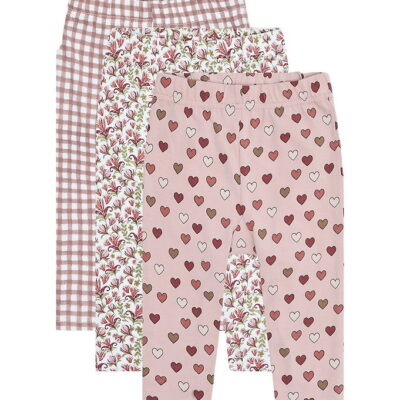 Hust and Claire Leggings - 3-pak - Liva Little Check - Adobe Ros
