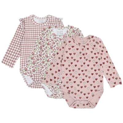 Hust and Claire Bodyer l/æ - 3-pak - HCBella Little Check - Adob