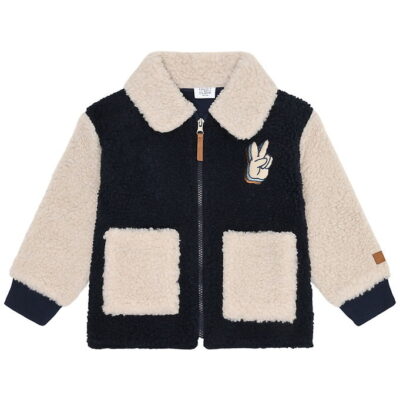 Hust and Claire Fleecejakke - HCErik Teddy - More Navy