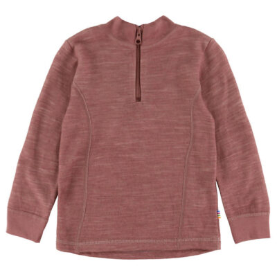 Joha Bluse - Uld/Bambus - Mørk Rose