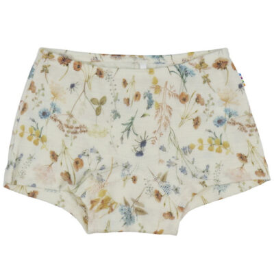 Joha Hipsters - Uld - Off White m. Blomster